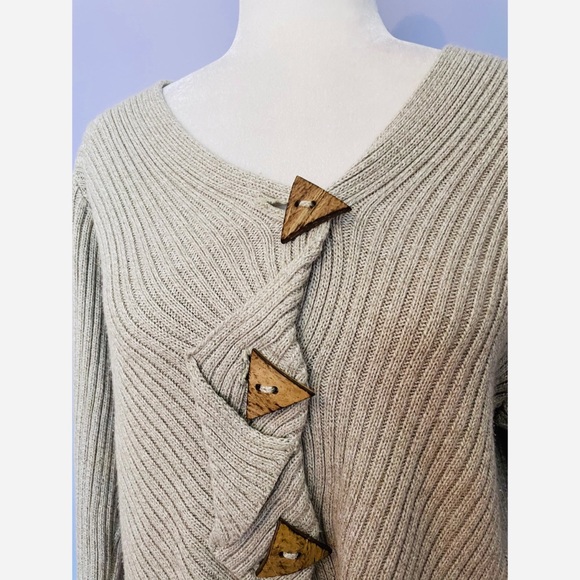 Putorti ribbed cardigan sweater - Picture 4 of 5